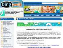 Tablet Screenshot of bingweb.es